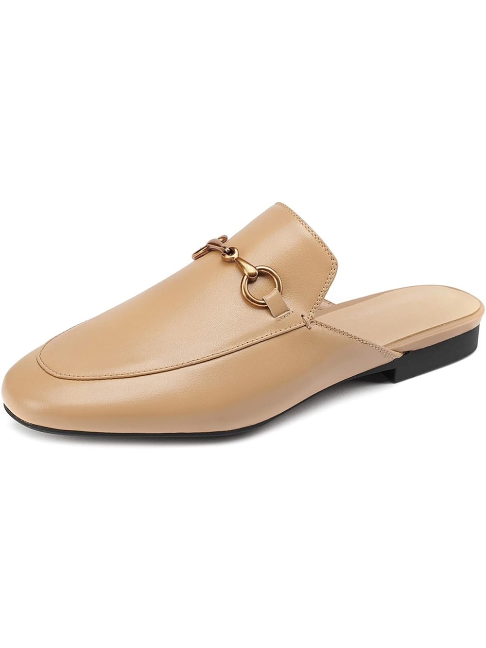 Worn once, 37, amazon, Arqa, Mules for Women, Flats Slip-on Comfort,, Apricot